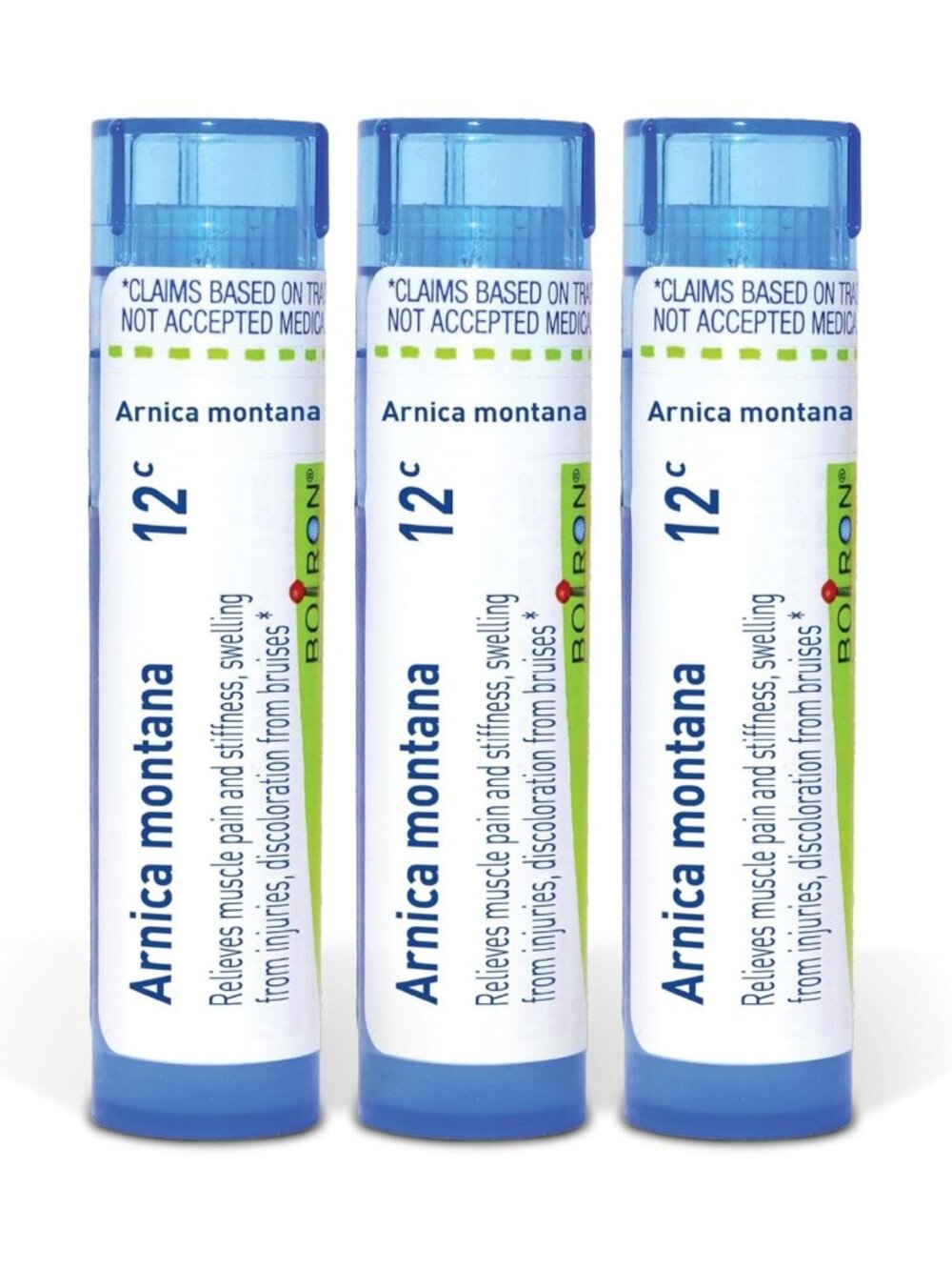 Homeopathic Arnica Montana 12C for Muscle Pain Relief & Stiffness - 3 Packs (240